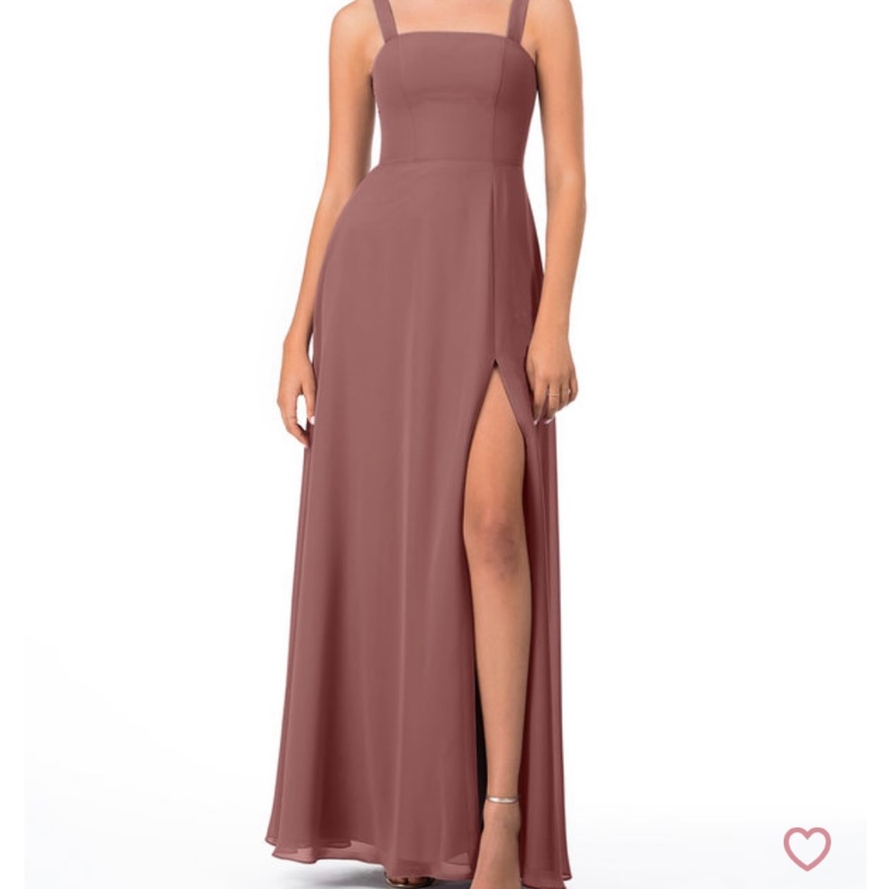 Azazie Jay Bridesmaid Dress - Desert Rose